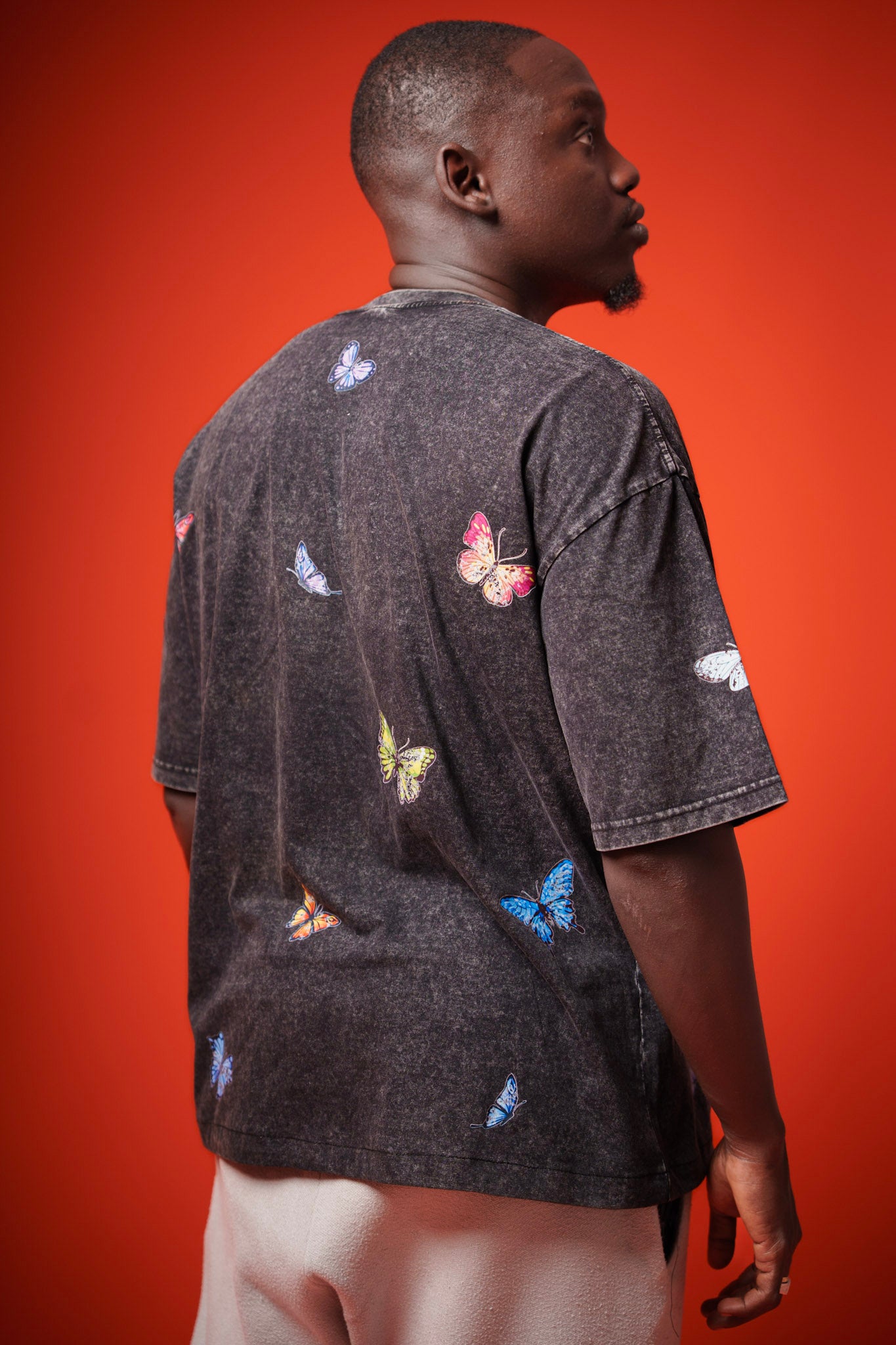 Black Butterly tee