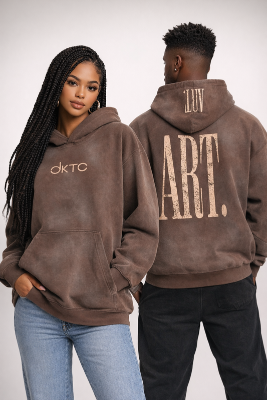 Brown "ART" Hoodie