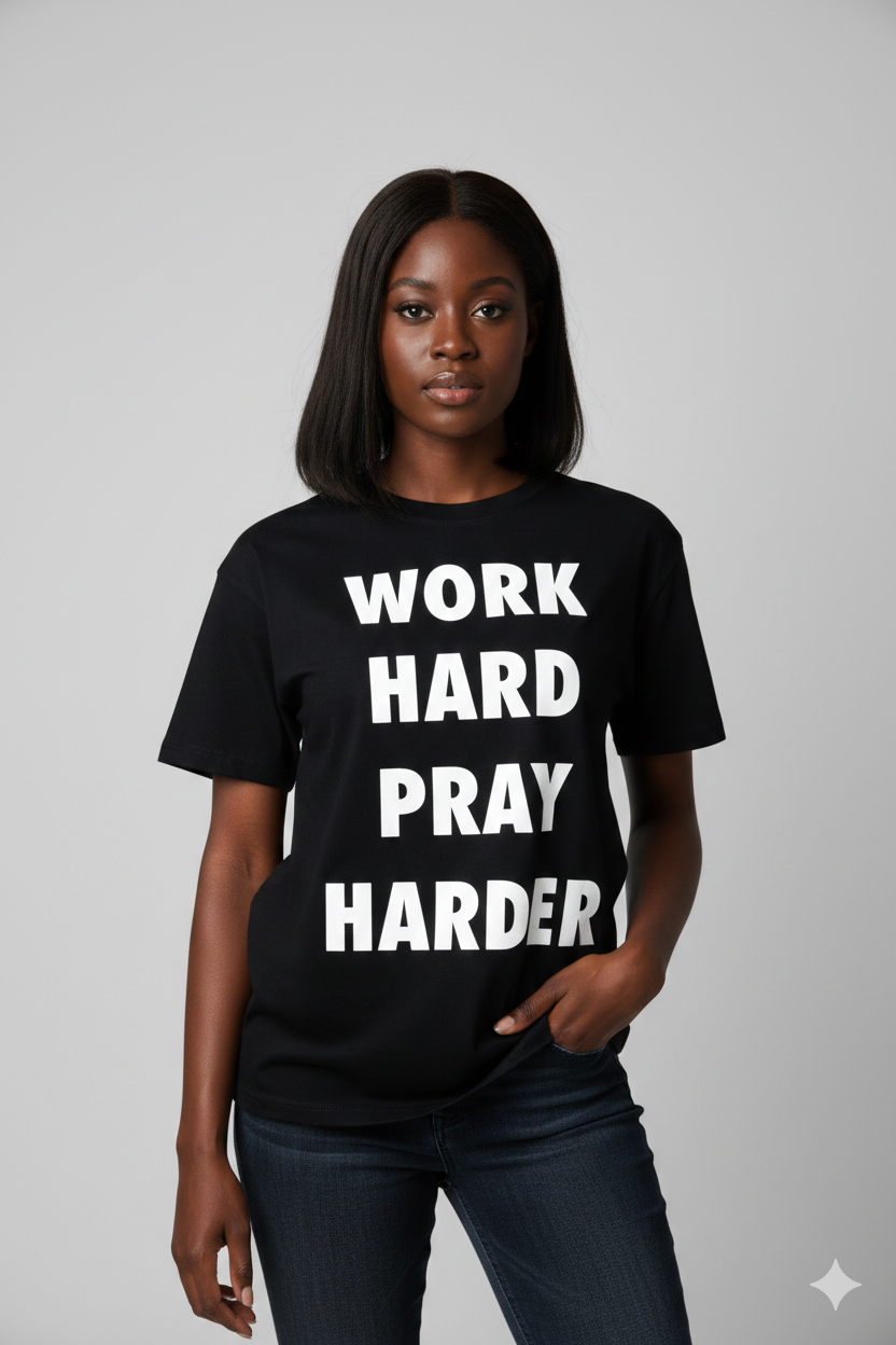 Work Hard Pray Harder Tee