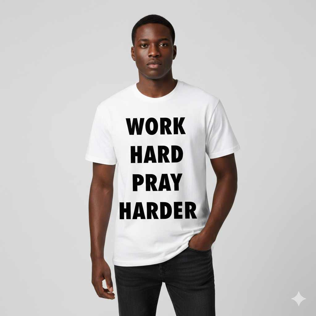 Work Hard Pray Harder Tee