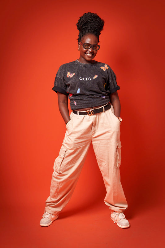 Black Butterly tee