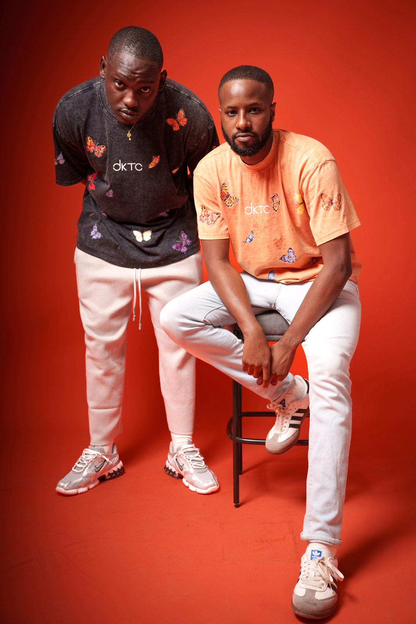 Orange Butterfly Tee