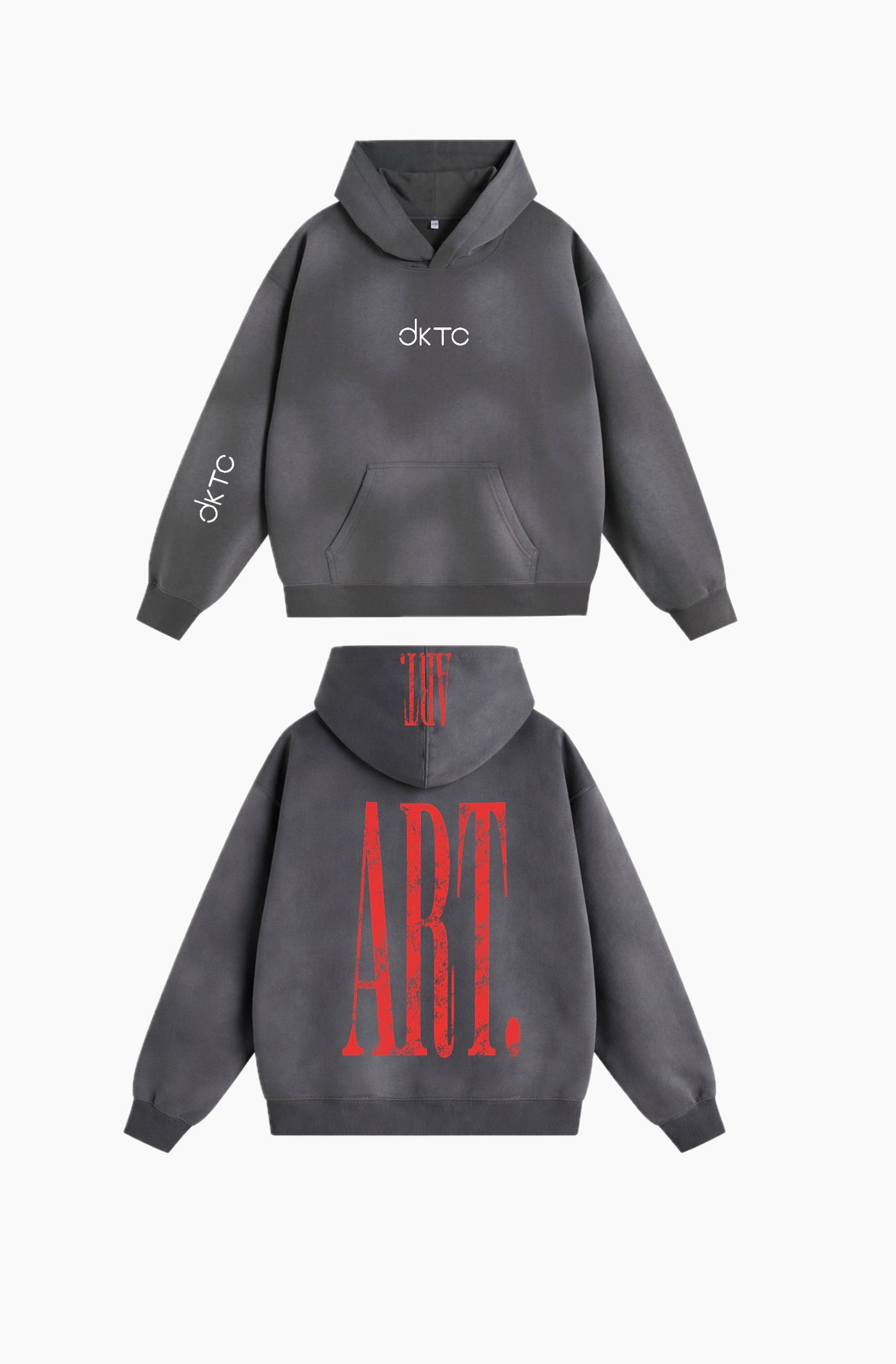 Grey "ART" Hoodie